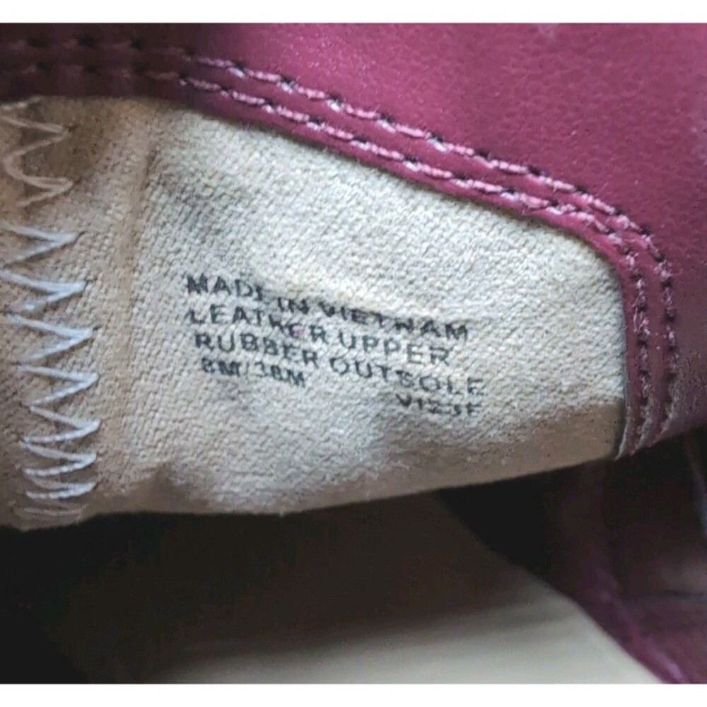 Michael Kors Magenta Suede Ankle Boots 4 Inch Heel Booties Women's Size 8 - Picture 10 of 10